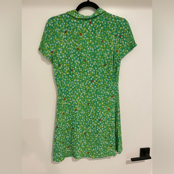 Aritzia Sunday best live green floral dress - Picture 2 of 2